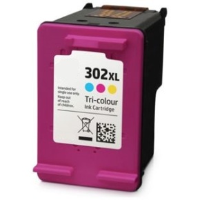 Cartucho de Tinta Compatible Hp 302XL Alta Capacidad Color.