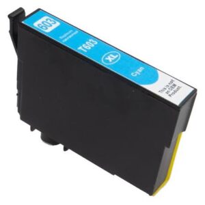 Cartucho de Tinta Compatible Epson 603XL Cyan Alta Capacidad