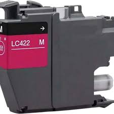 Cartucho de Tinta Compatible Brother LC422XL Alta Capacidad Magenta.