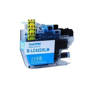 Cartucho de Tinta Compatible Brother LC422XL Alta Capacidad Cyan.