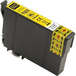 Cartucho de Tinta Compatible Epson 503XL Yellow Alta Capacidad.