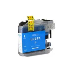 Cartucho de Tinta Compatible Brother LC223XL Alta Capacidad Cyan.