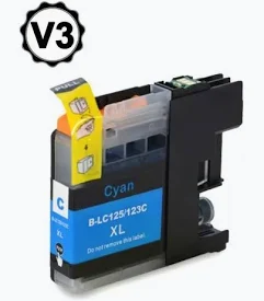 Cartucho de Tinta Compatible Brother Lc123XL Alta Capacidad Cyan.